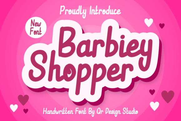 Barbiey Shopper: A Playful Handwritten Font for Crafters