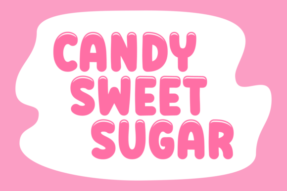 Candy Sweet Sugar: A Playful Display Font for Modern Web Design
