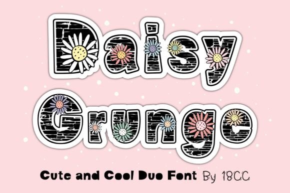 Daisy Grunge: A Decorative Typeface for Bold Campaigns