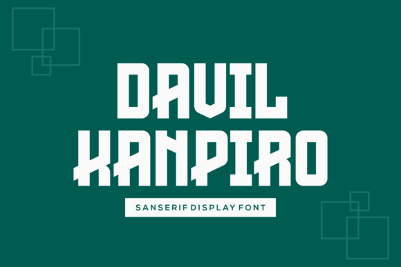 Davil Kanpiro: A Modern Serif Font for Campaign Design