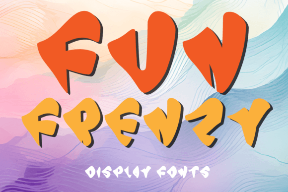 Fun Frenzy: A Display Font for Editorial Impact