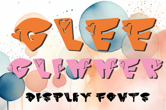 Glee Glimmer: A Display Font That Brings Joy to Small Business Branding