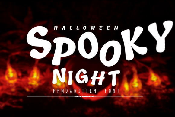 Halloween Spooky Night: A Display Font for Small Business Branding