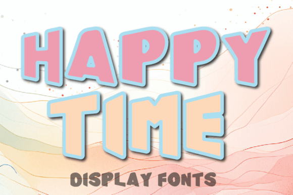 HappyTimes Display Font: A Joyful Typeface for Editorial Design and Content Branding