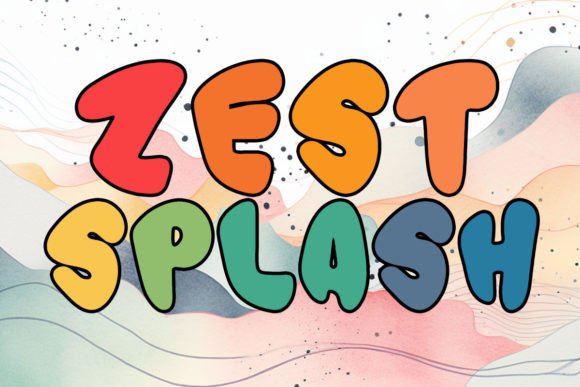 How Zest Splash Display Fonts Help Small Businesses Look Polished