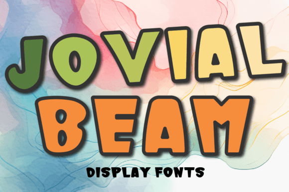 Jovial Beam Display Fonts Bring Warmth to Web Design