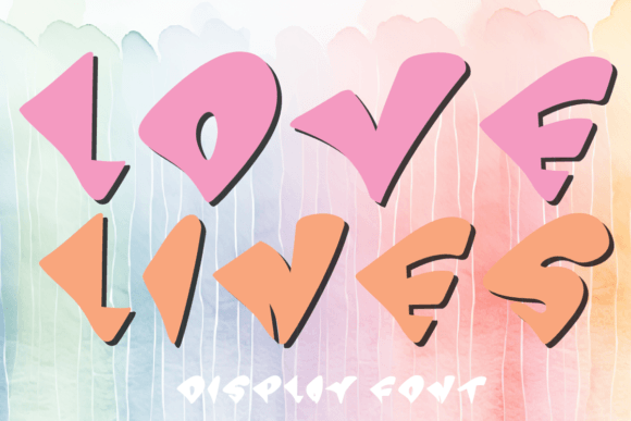 Love Lines Display Font for Modern Web Design