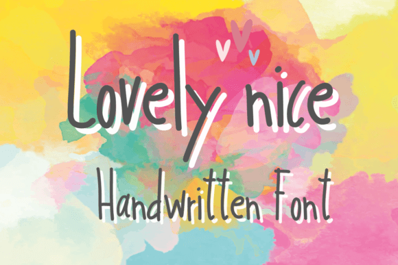 Lovely Nice: A Handwritten Font That Elevates Editorial Design