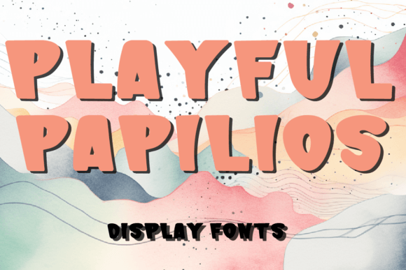 Playful Papilios: A Display Font Built for Digital Charm