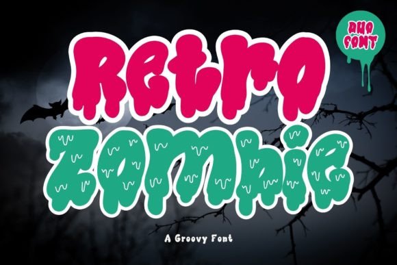 Retro Zombie: A Display Font with Undead Charm for Editorial Design