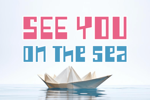 See You on the Sea: A Display Font for Editorial Storytelling