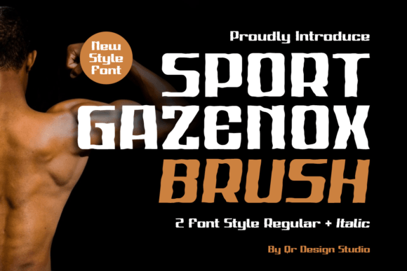 Sport Gazenox Brush Brings Bold Energy to Web Design Projects