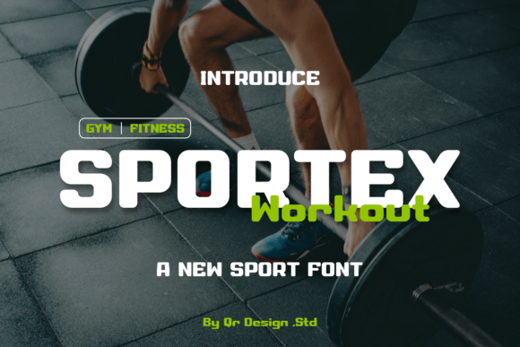 Sportex Workout: A Bold Sans Serif Font for Digital Design