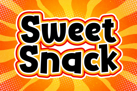 Sweet Snack Font: A Display Typeface That Brings Playful Charm to Branding Projects